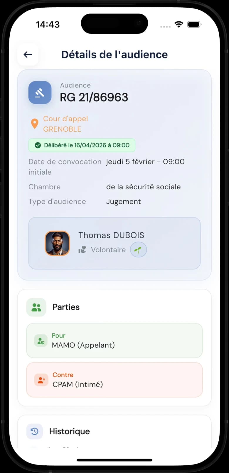 Déposer un dossier