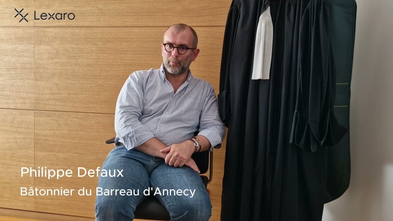 Aperçu : Philippe DEFAUX, Bâtonnier d'Annecy
