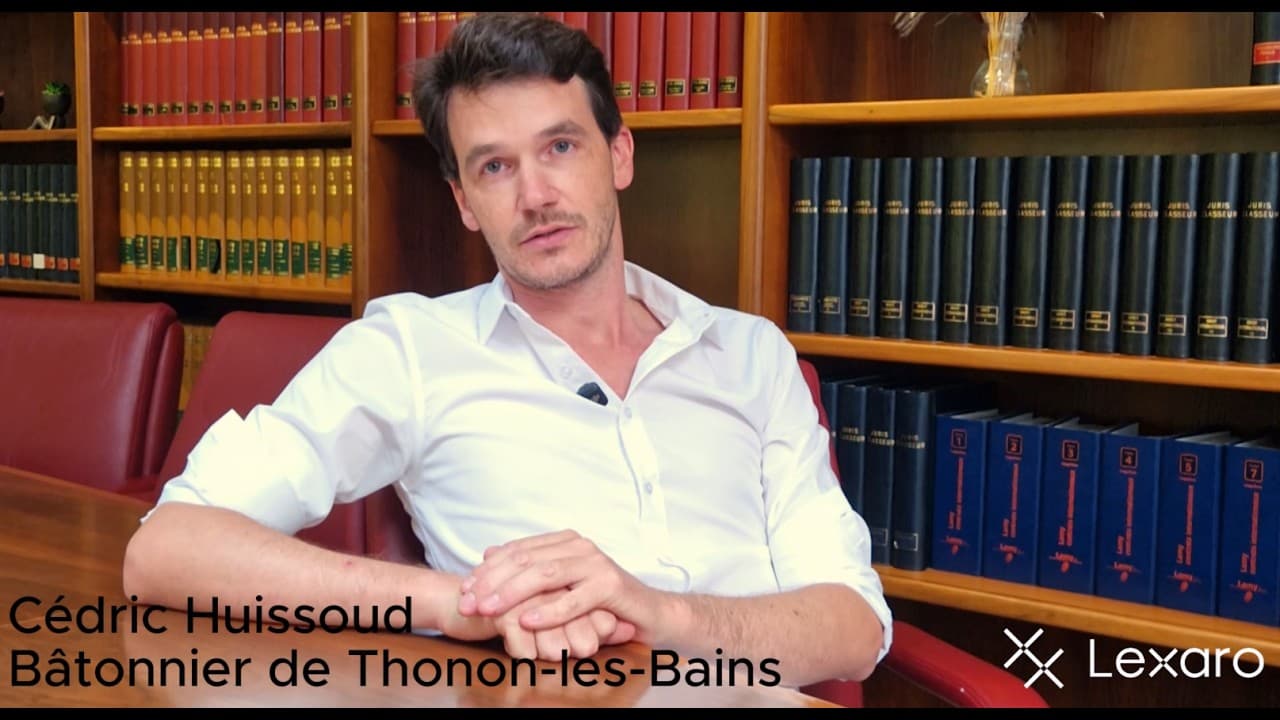 Aperçu : Cédric HUISSOUD, Bâtonnier de Thonon-les-Bains